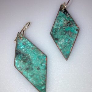 Diamond Patenated Earings