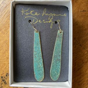 Go with the Flow Patinated Earings