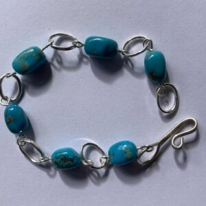 Turquoise and Silver Bracelet