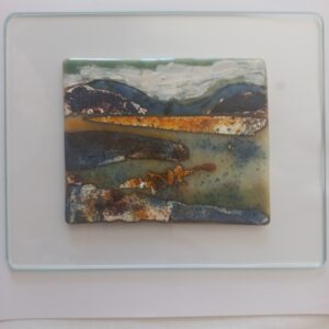 Trinity Inlet on a Cloudy Day - Glass landscape