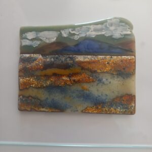 Trinity Inlet on Cloudy Days- Glass landscape