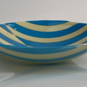 Striped Glass Bowl
